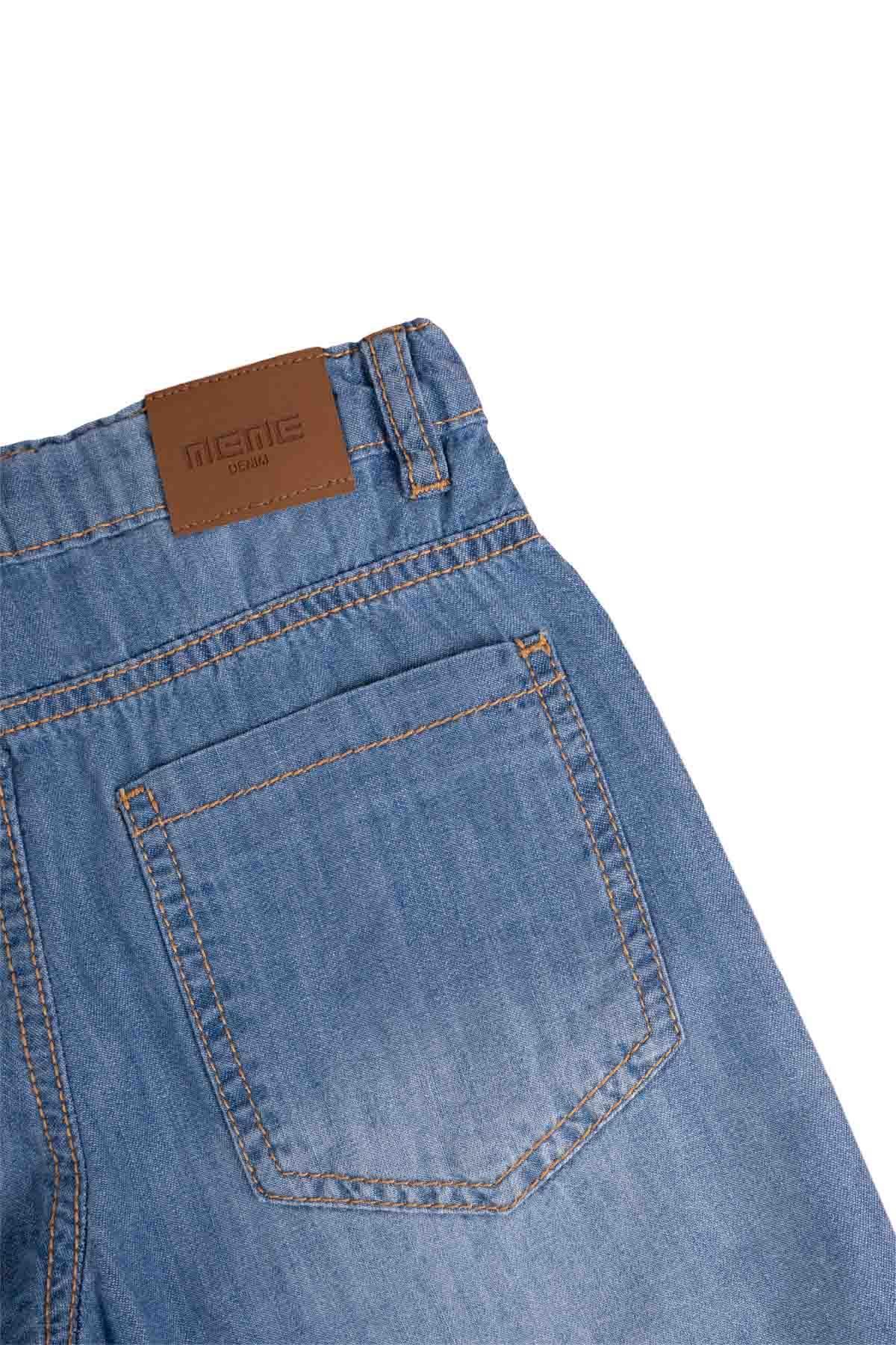 CLASSICAL DENIM SHORT FOR BOYS - LIGHT BLUE - Image 3