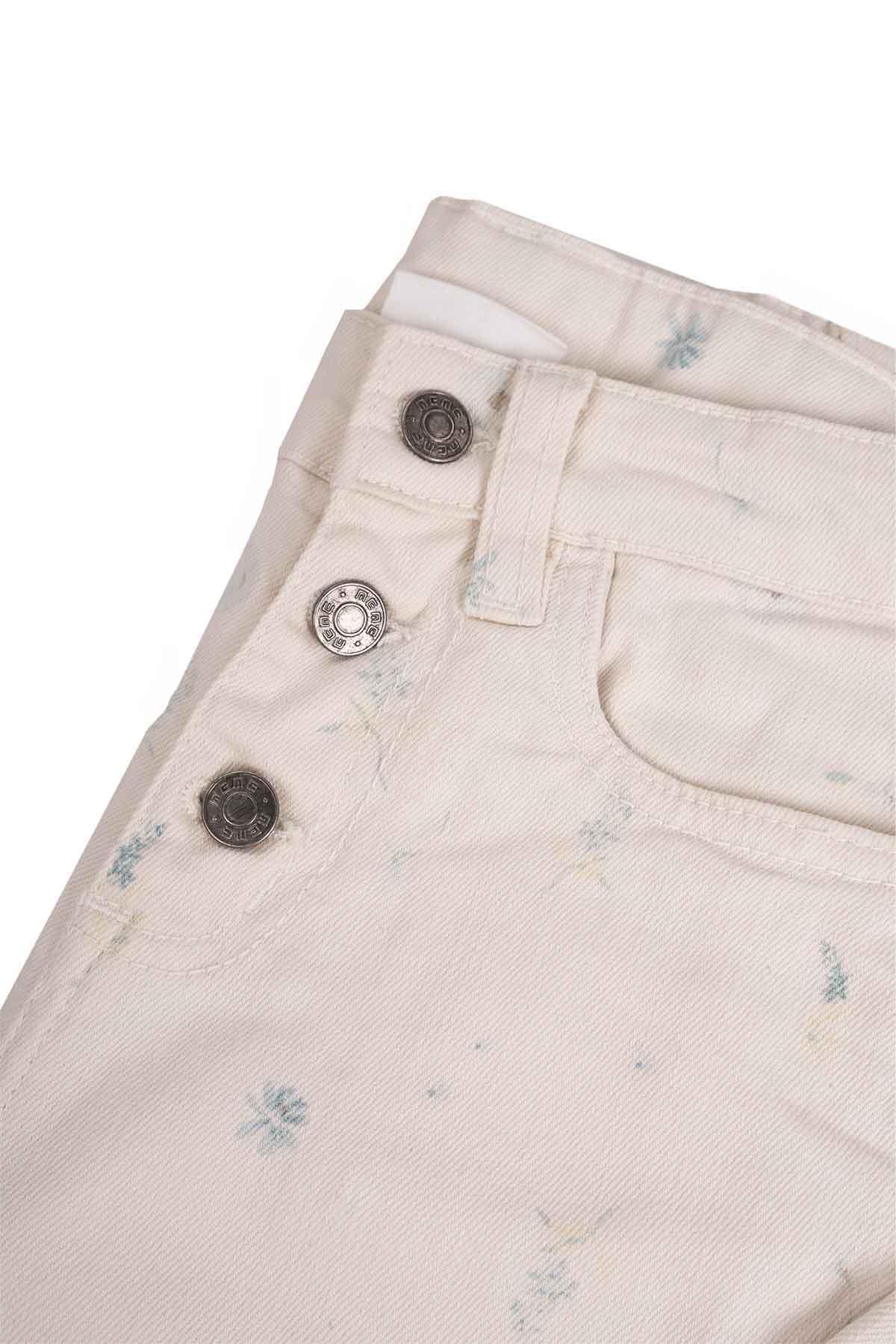 FLORAL PANT FOR GIRLS - PINK - Image 3