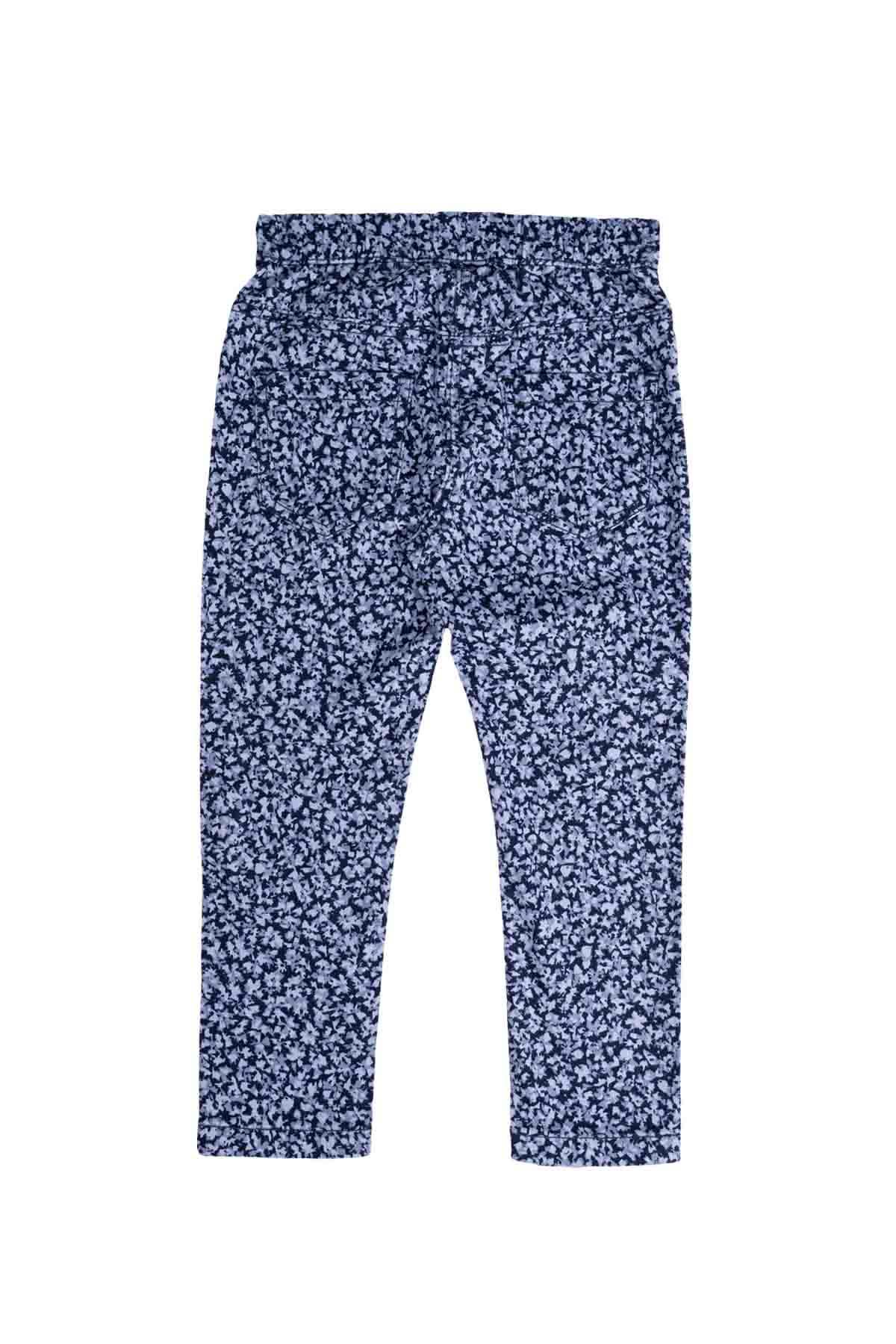 CASUAL PRINTED JEGGING FOR GIRLS - BLUE - Image 2