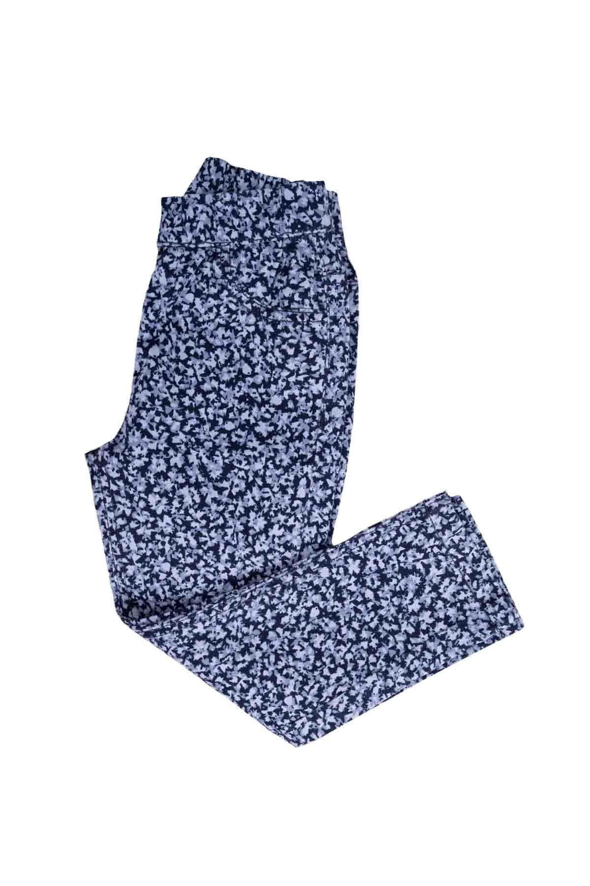 CASUAL PRINTED JEGGING FOR GIRLS - BLUE - Image 3