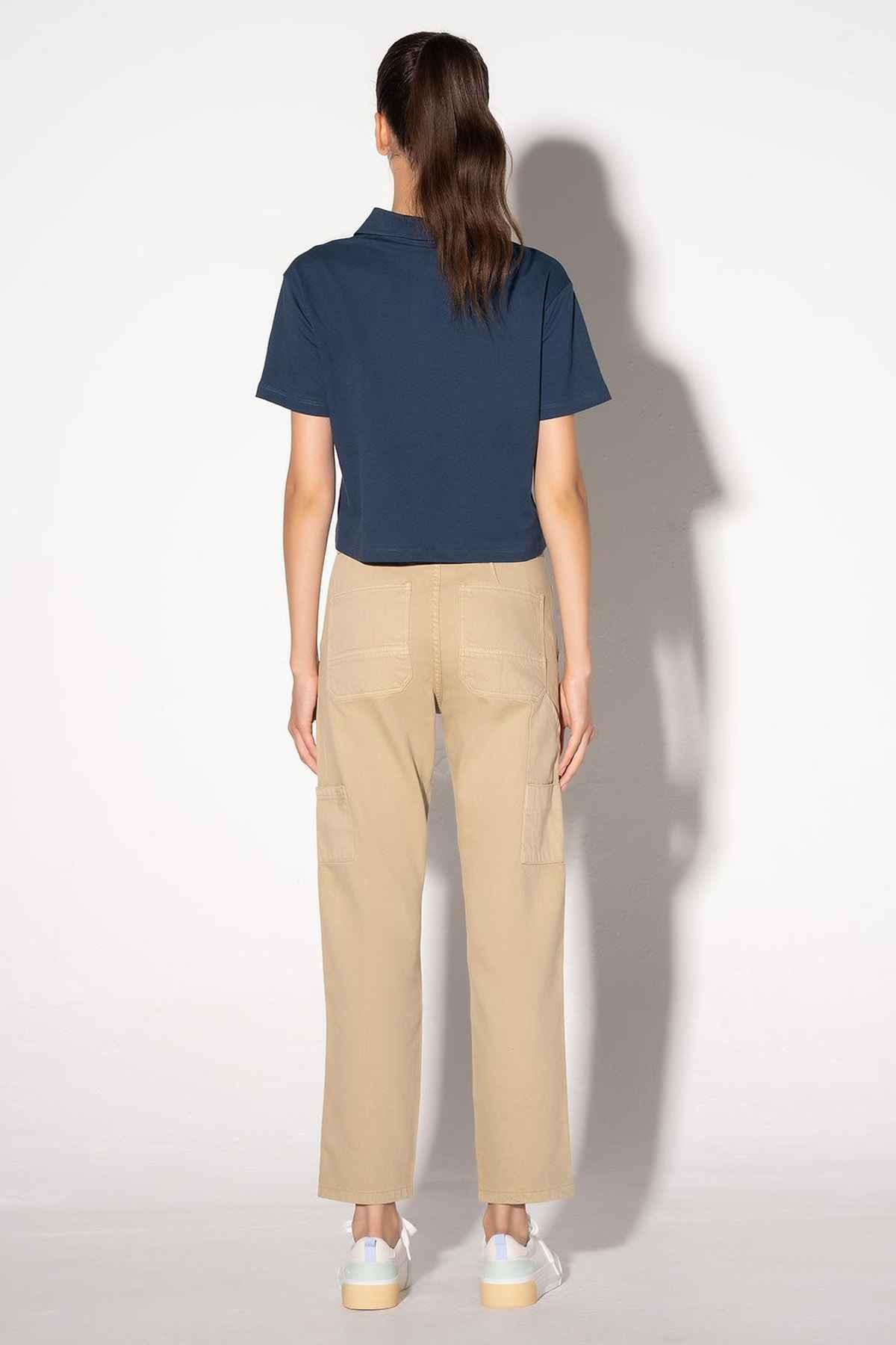 POLO SHIRT FOR WOMEN - NAVY - Image 2