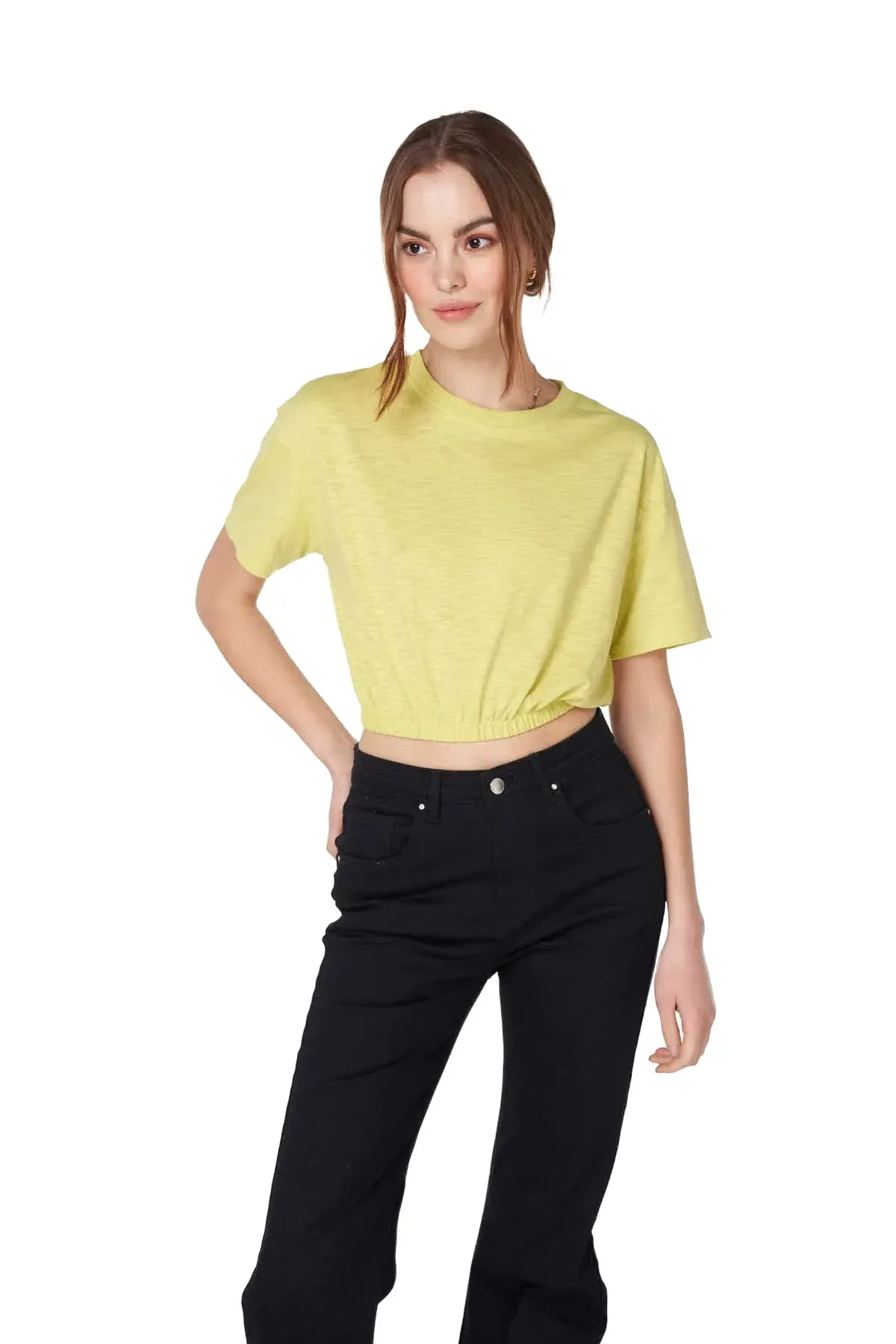 CROPPED T-SHIRT FOR WOMEN - Image 2