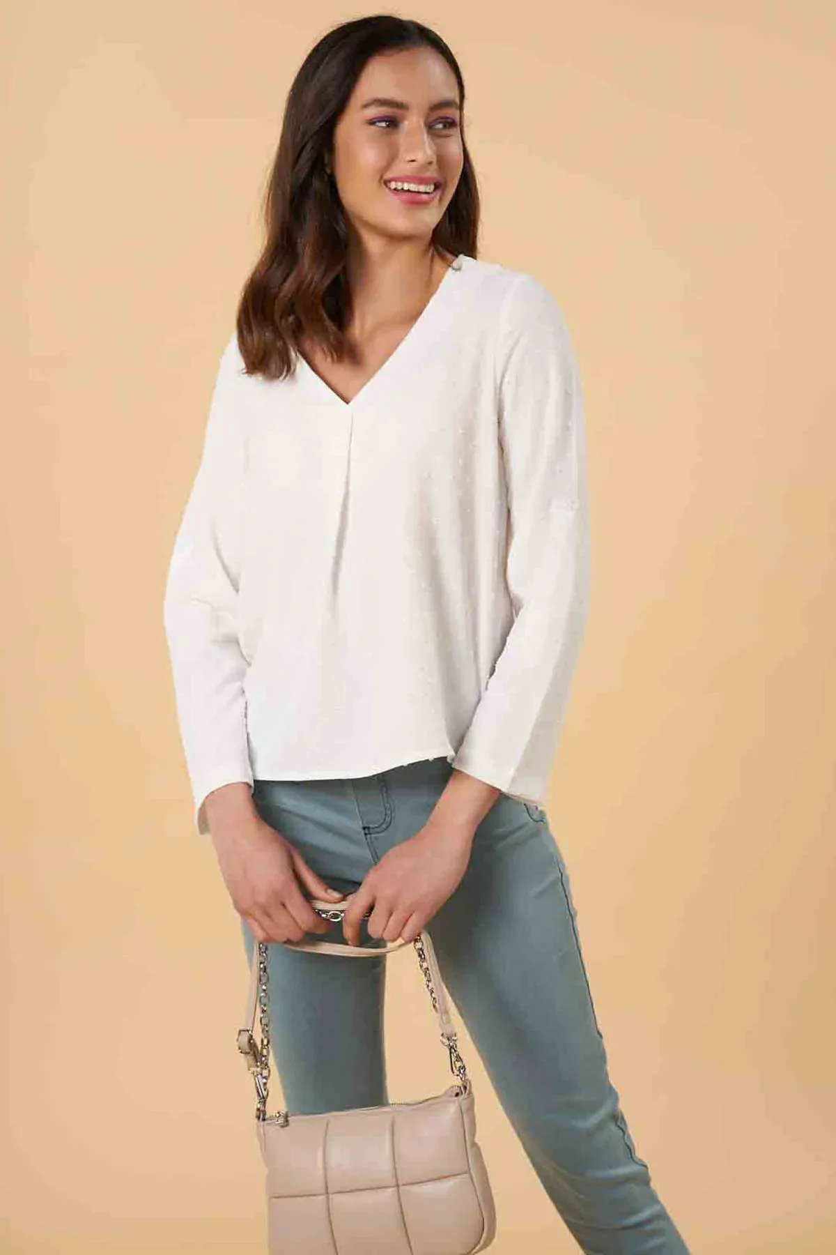 SOLID SHIRT FOR WOMEN