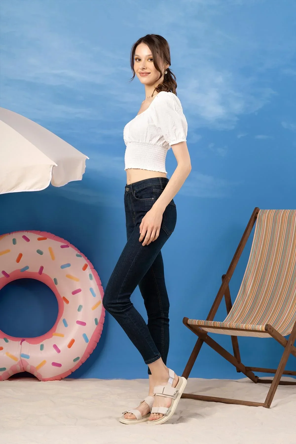 SOLID BLOUSE FOR WOMEN - Image 2