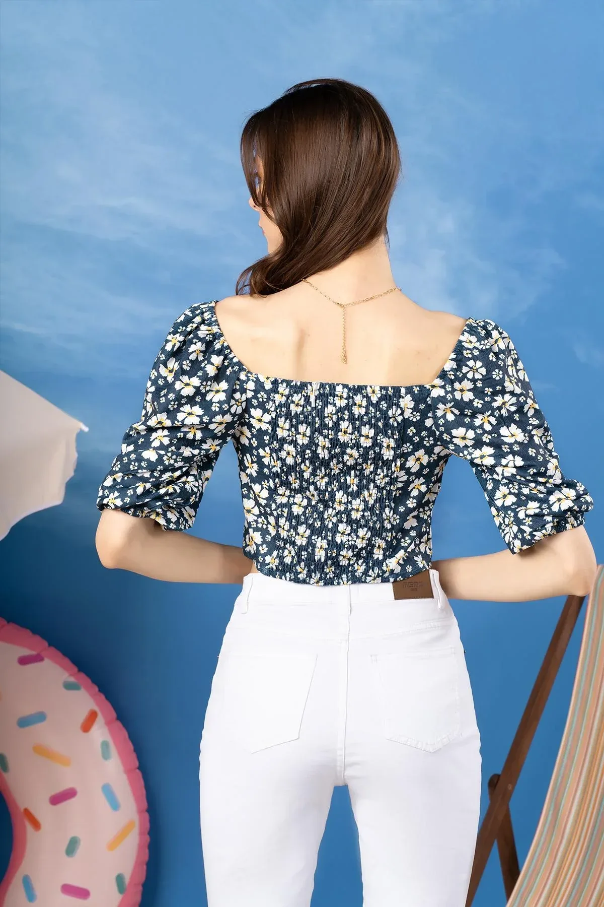 PRINTED BLOUSE FOR WOMEN - Image 4