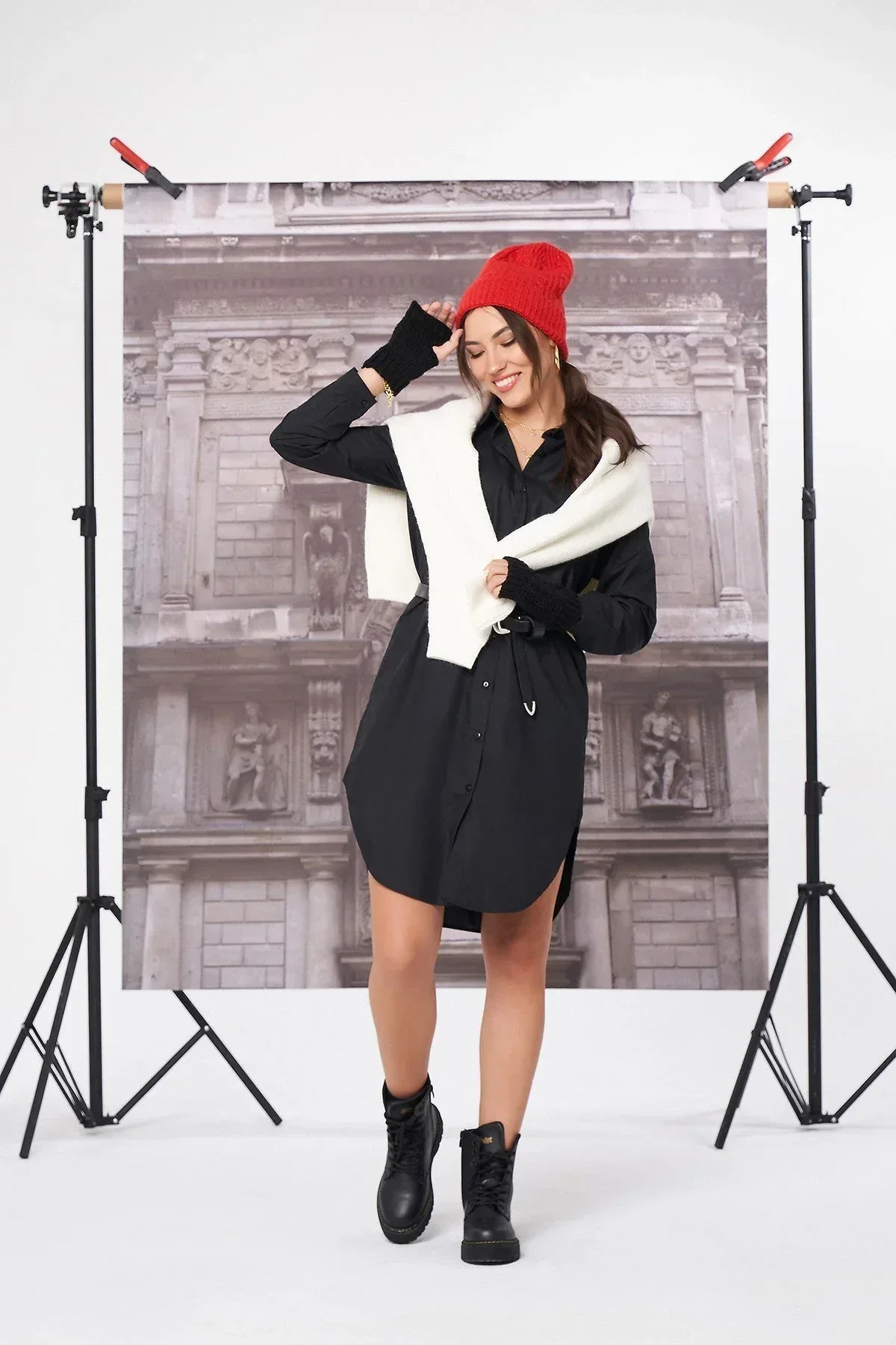 SOLID LONG SHIRT FOR WOMEN