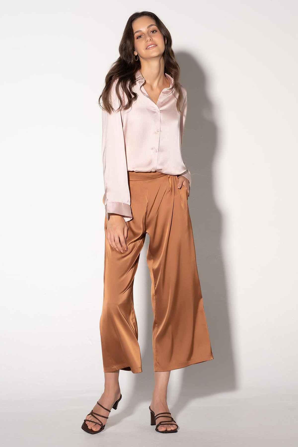 SOLID SHIRT FOR WOMEN - LIGHT PINK - Image 4
