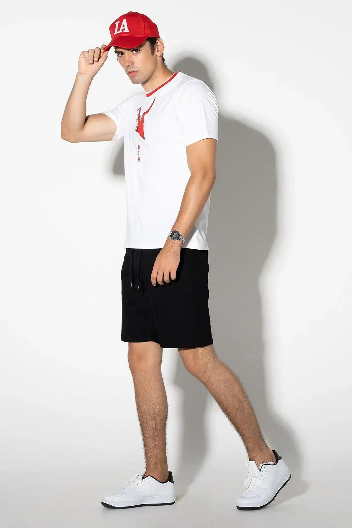 PRINTED T-SHIRT FOR MEN - WHITE - Image 2