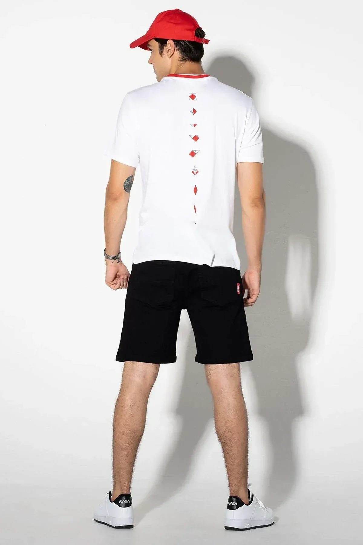 PRINTED T-SHIRT FOR MEN - WHITE - Image 3