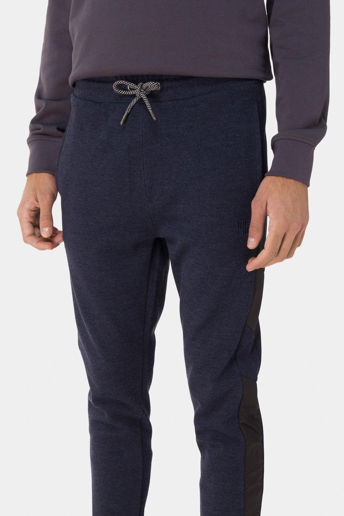 JOGGER PANT FOR MEN - NAVY MELANGE - Image 3