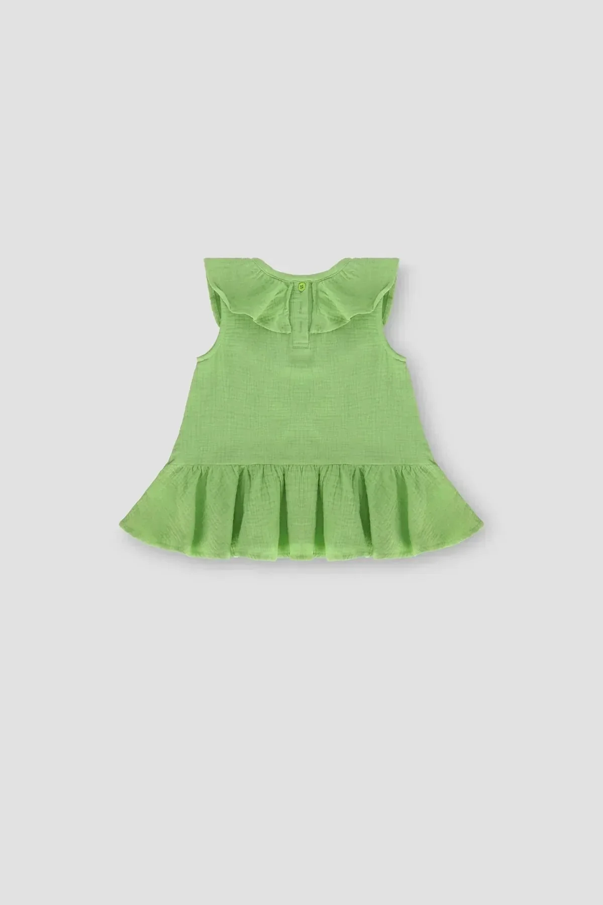 SOLID DRESS FOR BABY GIRLS - Image 3