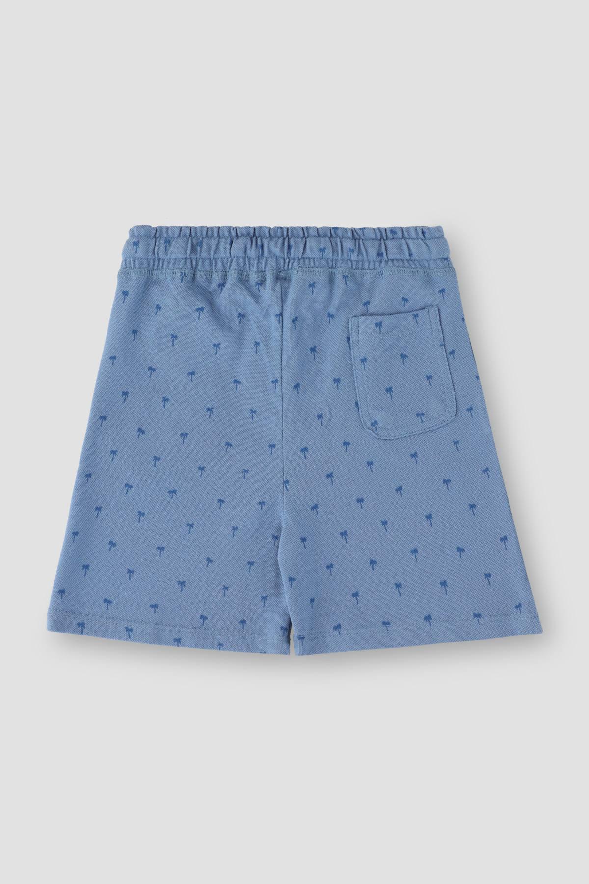 PRINTED SHORT FOR BABY BOYS - BLUE SHADOW - Image 3