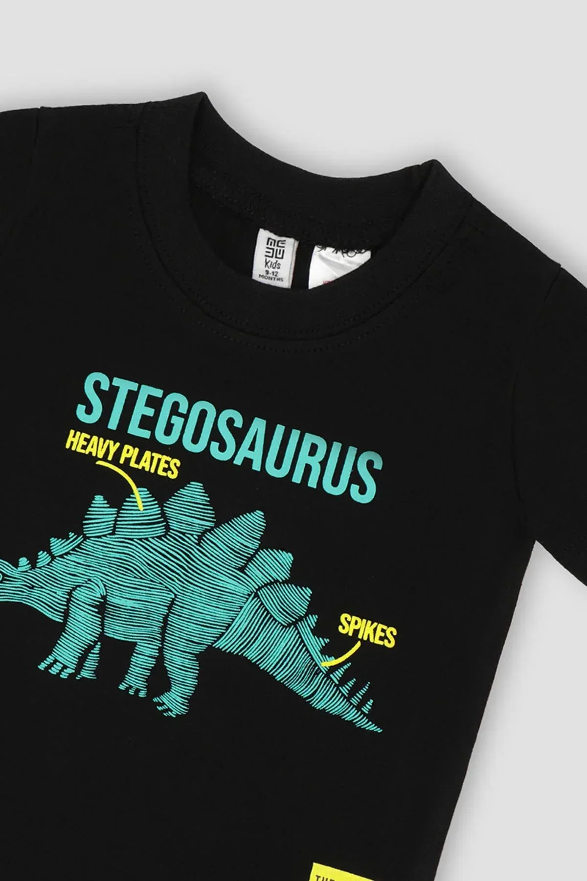 GRAPHIC T-SHIRT FOR BABY BOYS - BLACK - Image 2