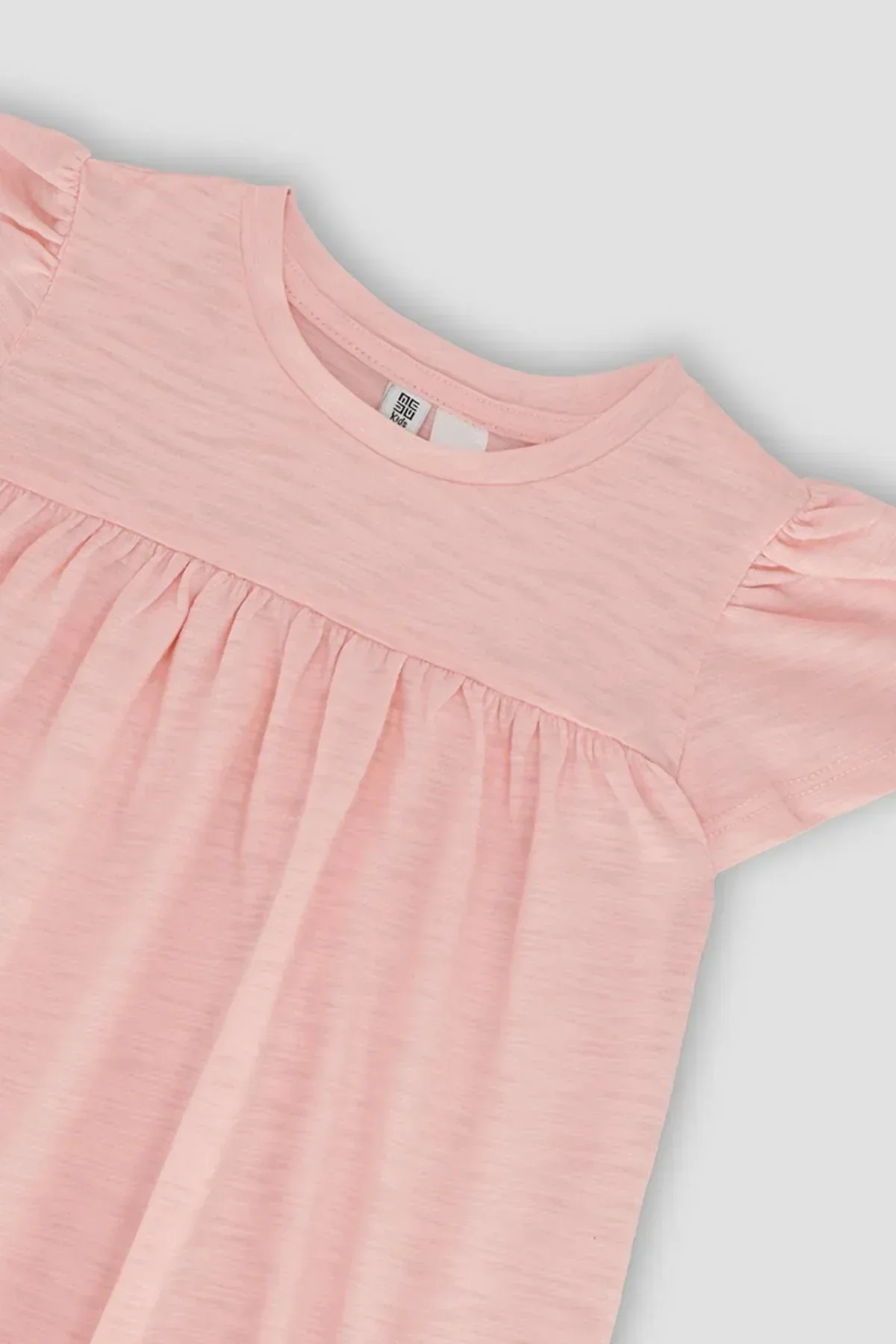 SOLID BLOUSE FOR BABY GIRLS - PINK - Image 2