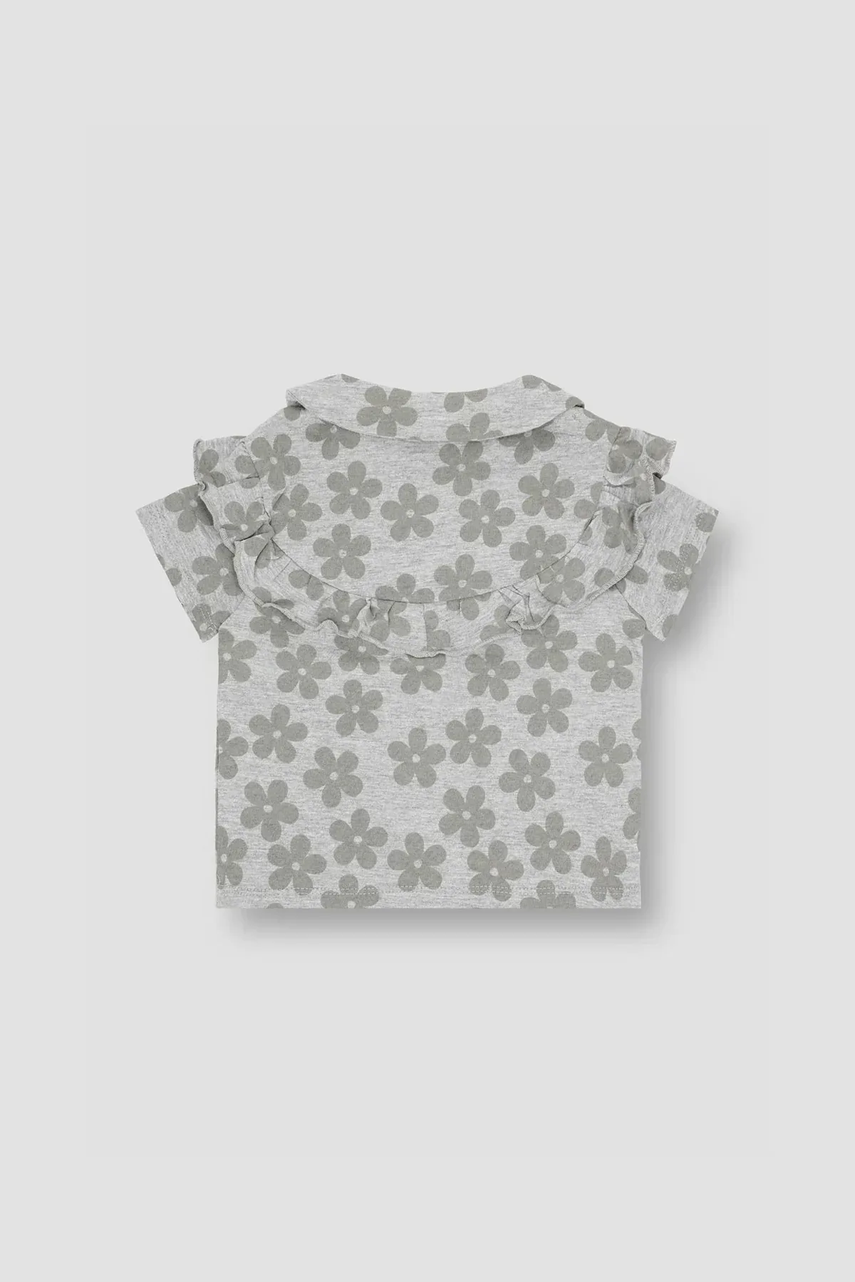 PRINTED SET FOR BABY GIRLS - HEATHER GREY - Image 4