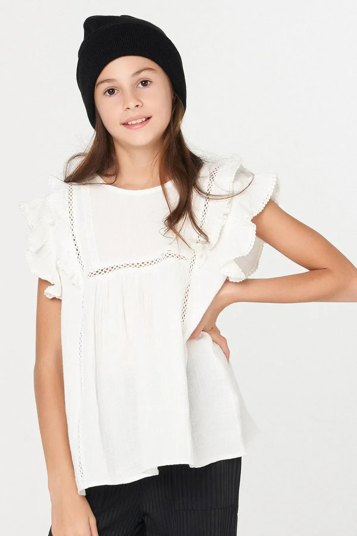 SOLID BLOUSE FOR GIRLS - Image 3