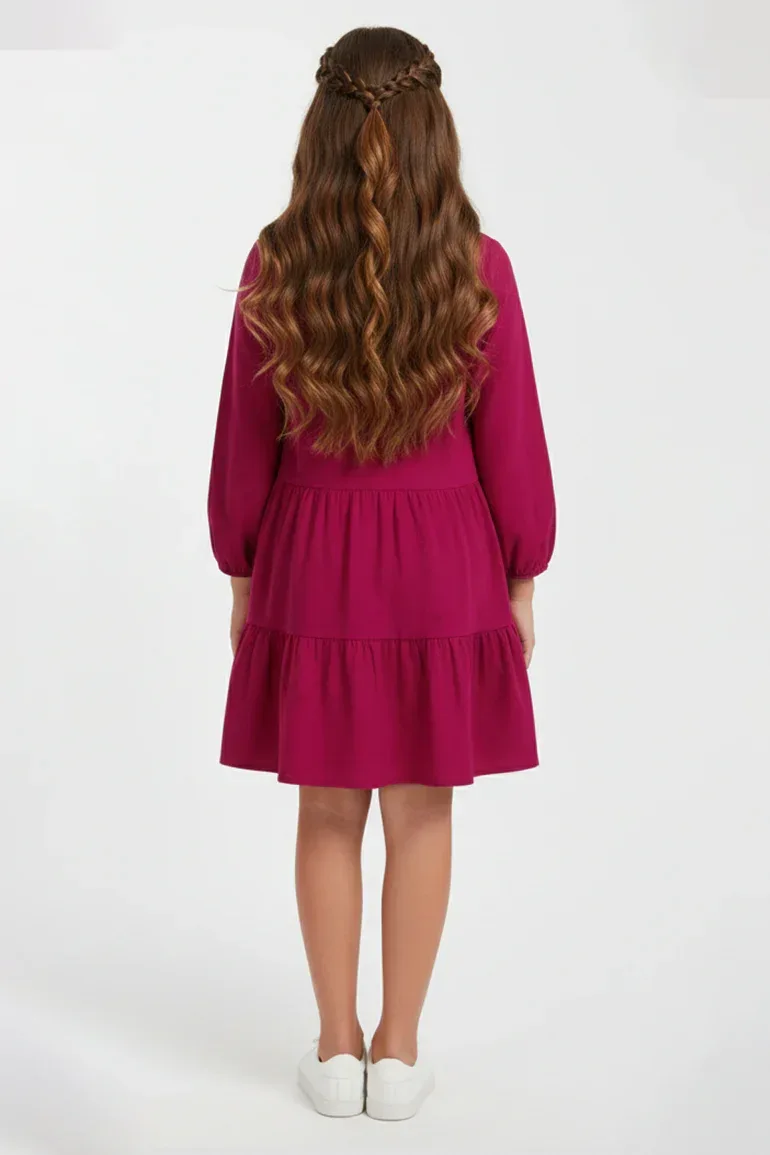CRINKLED DRESS FOR GIRLS - Image 2