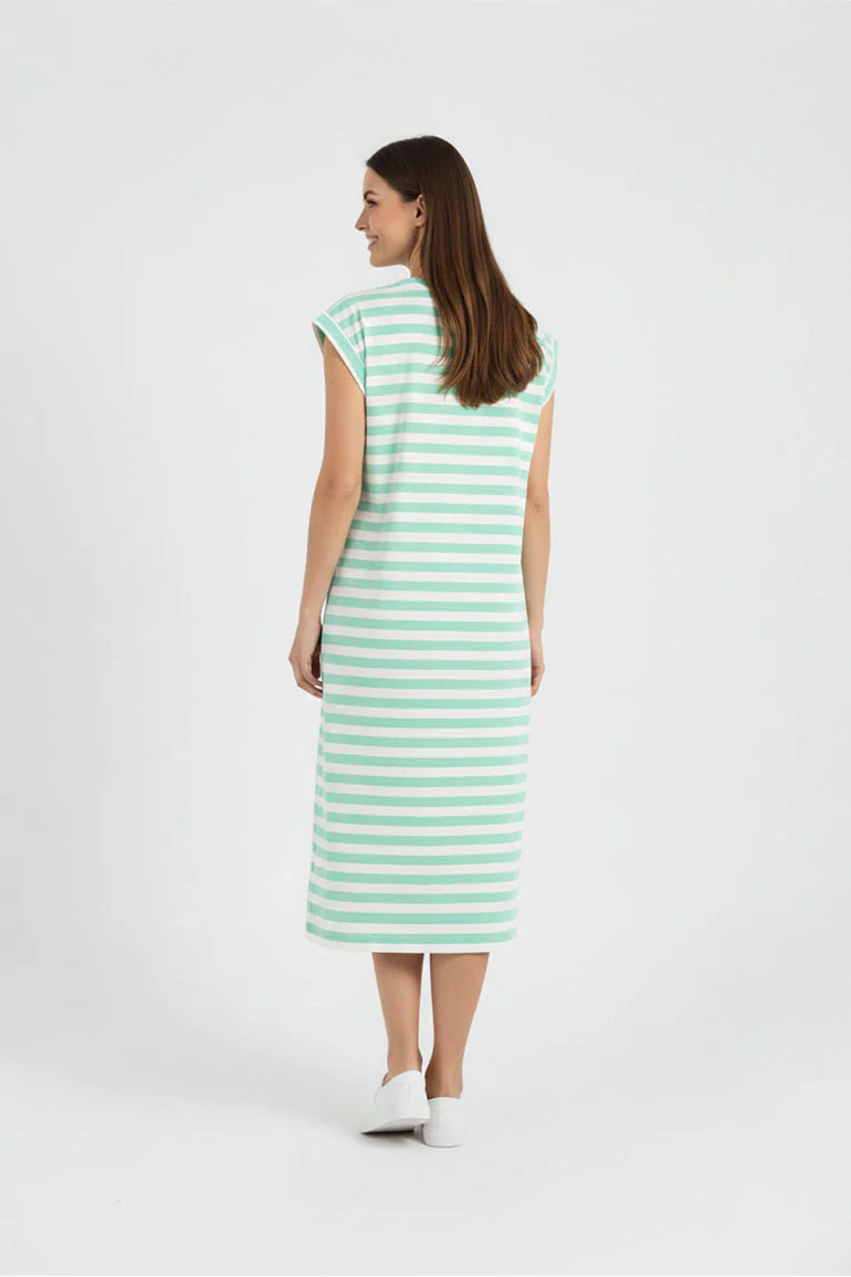 STRIPED DRESS FOR WOMEN - Image 2