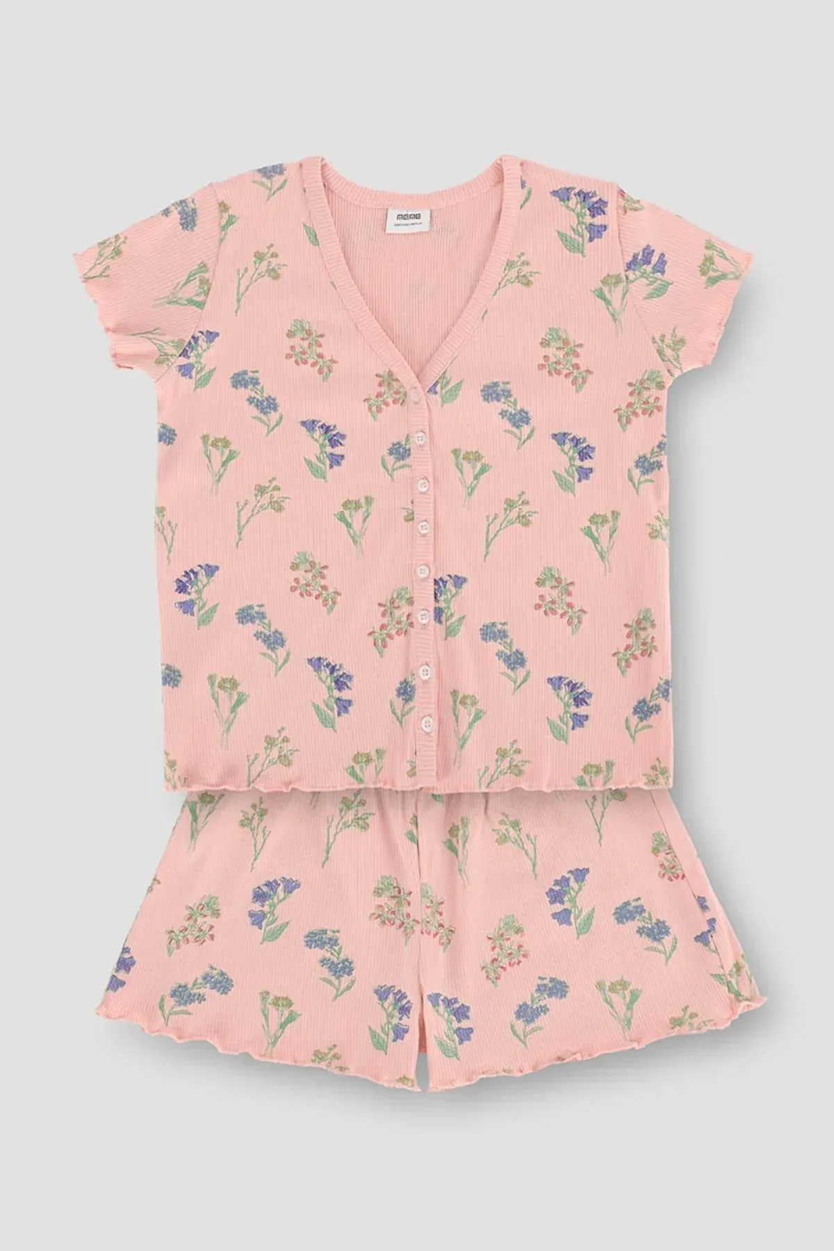 FLORAL PJ SET FOR WOMEN - PINK