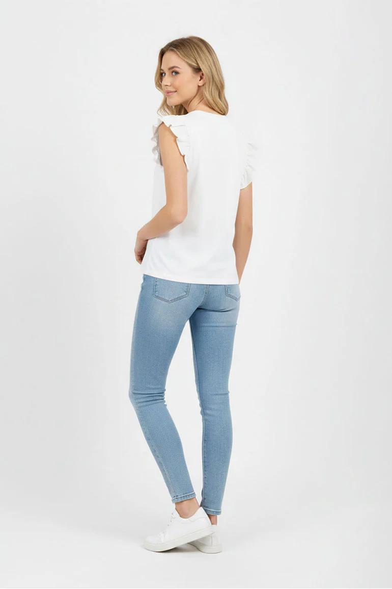 SLOGAN PRINT T-SHIRT FOR WOMEN - Image 2