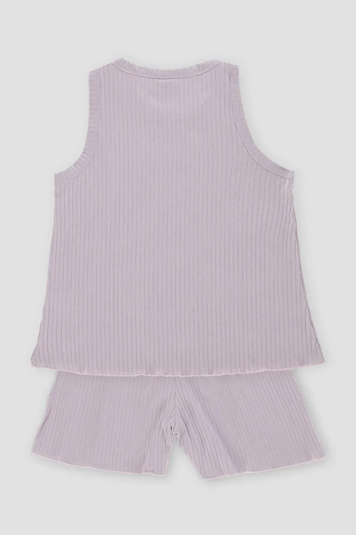 CONVERSATIONAL PRINT PJ SET FOR WOMEN - PERIWINKLE - Image 3