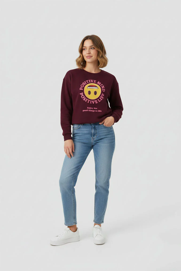 PRINTED LONG SLEEVE T-SHIRT FOR WOMEN