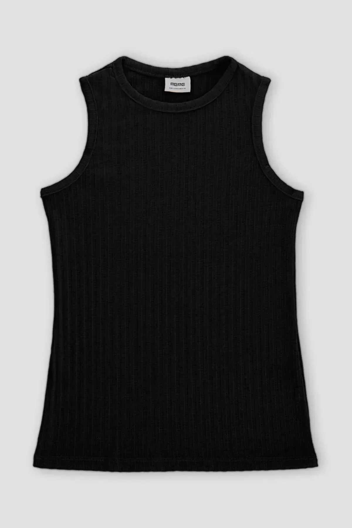 SOLID TANK TOP FOR WOMEN - BLACK