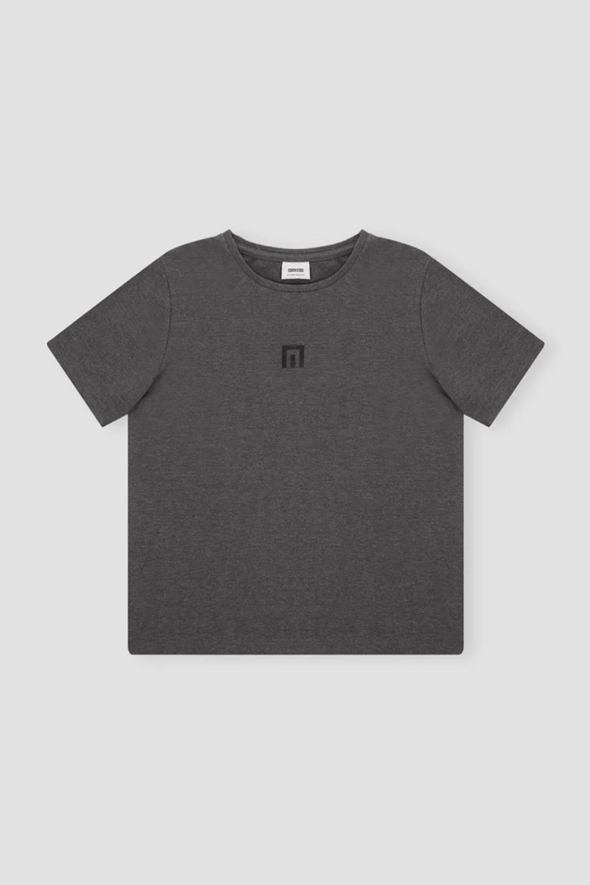 PRINTED T-SHIRT FOR WOMEN - ANTHRA MELANGE