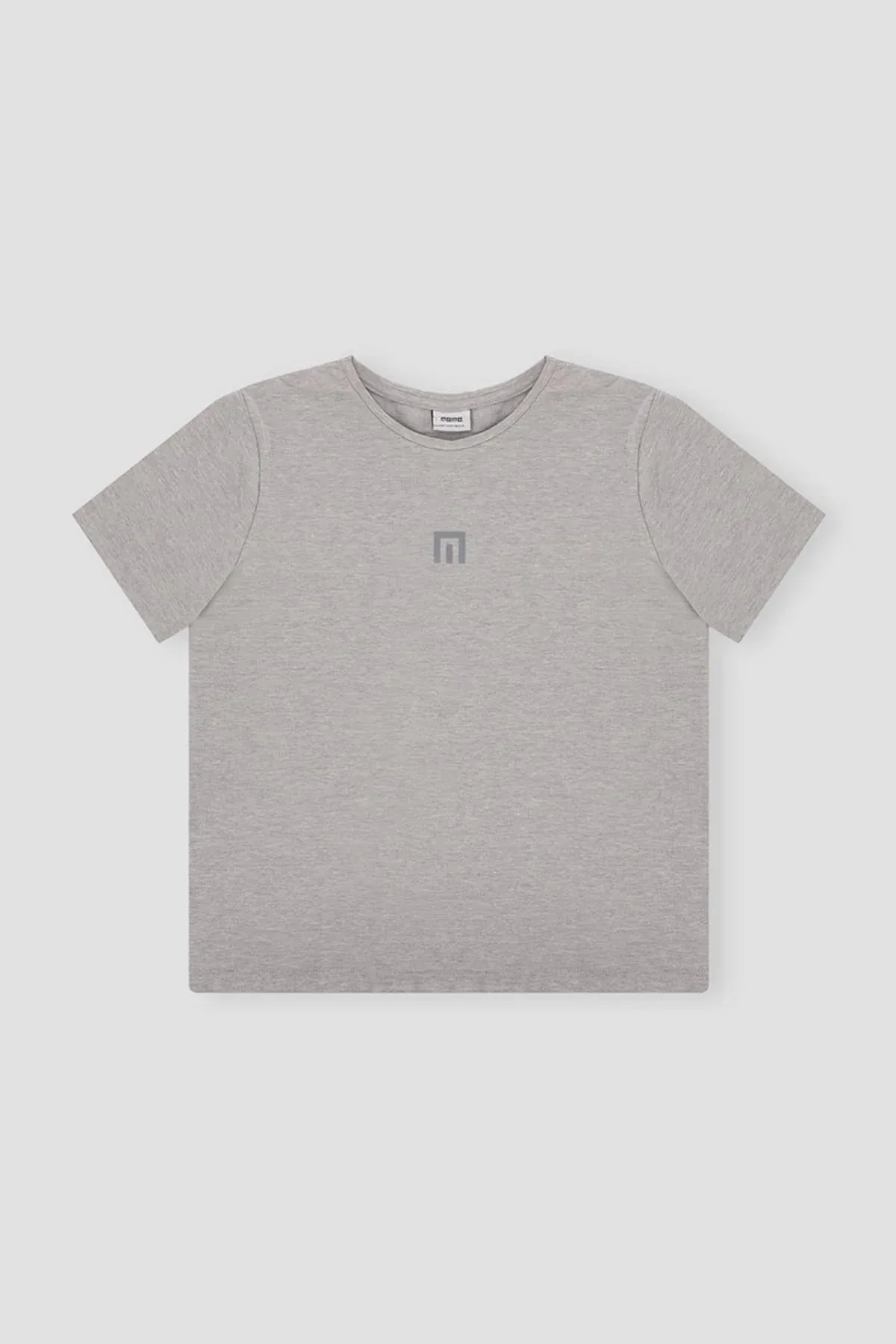 PRINTED T-SHIRT FOR WOMEN - HEATHER GREY