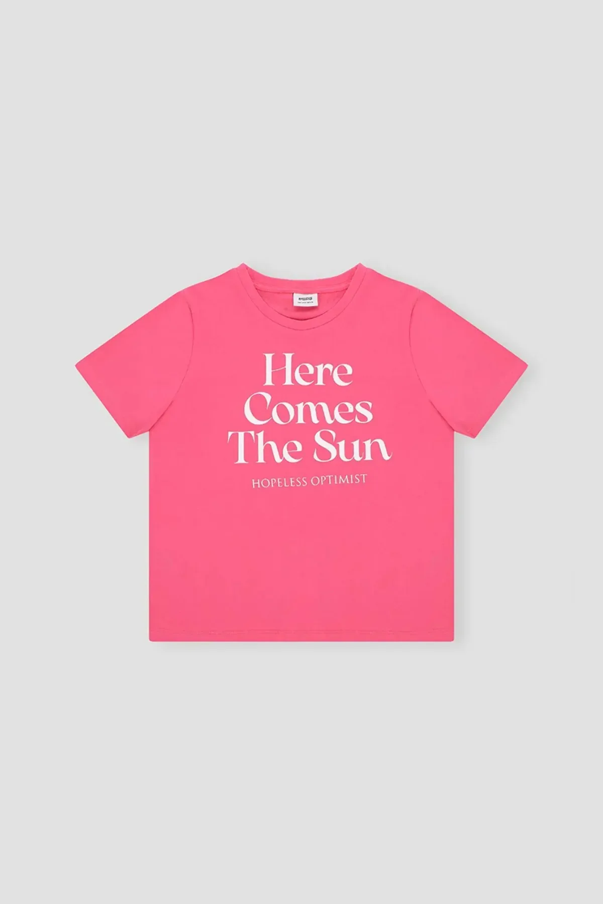 PRINTED T-SHIRT FOR WOMEN - HOT PINK