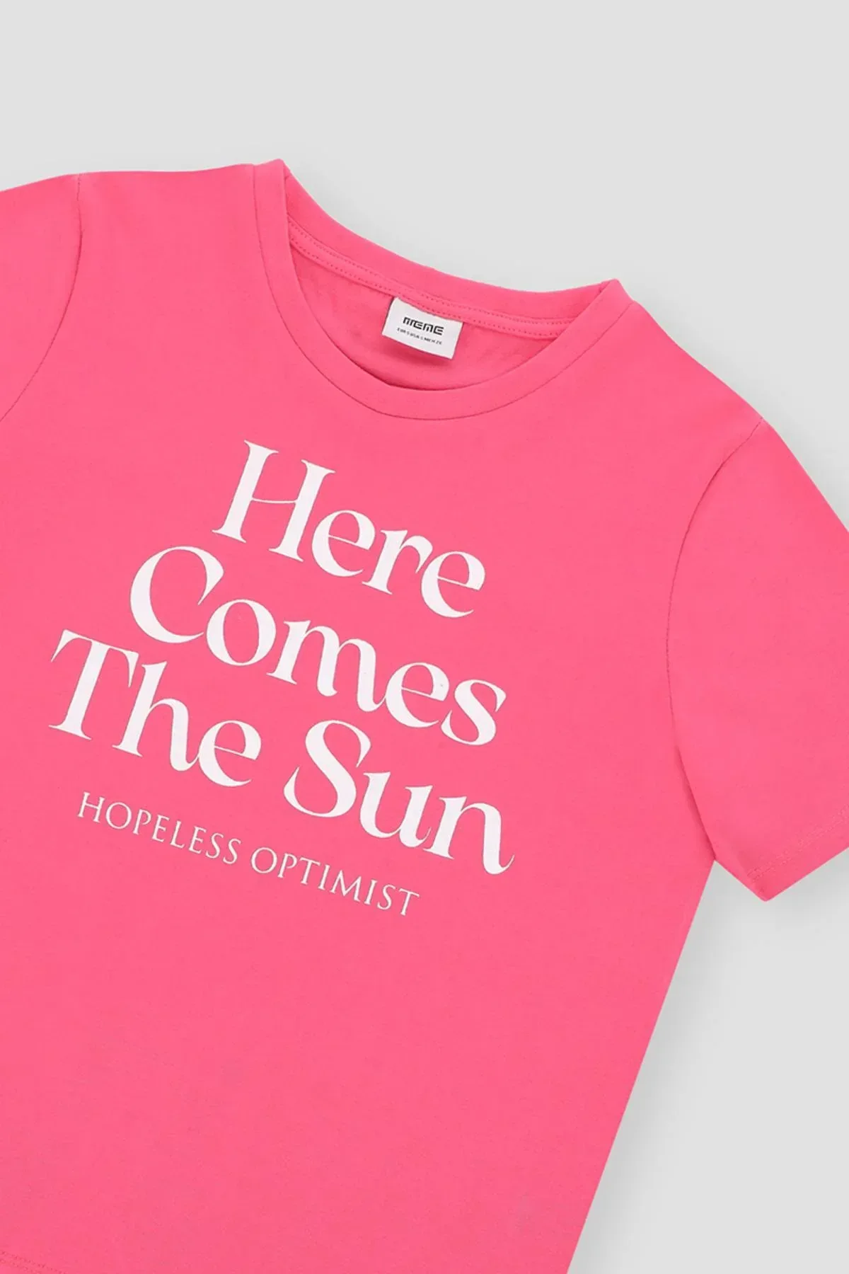 PRINTED T-SHIRT FOR WOMEN - HOT PINK - Image 2