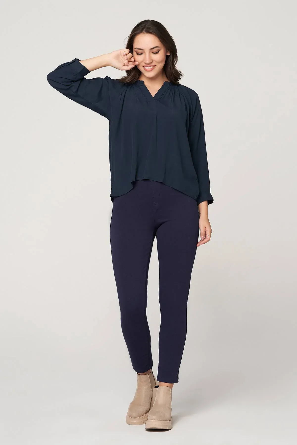 SOLID SHIRT FOR WOMEN