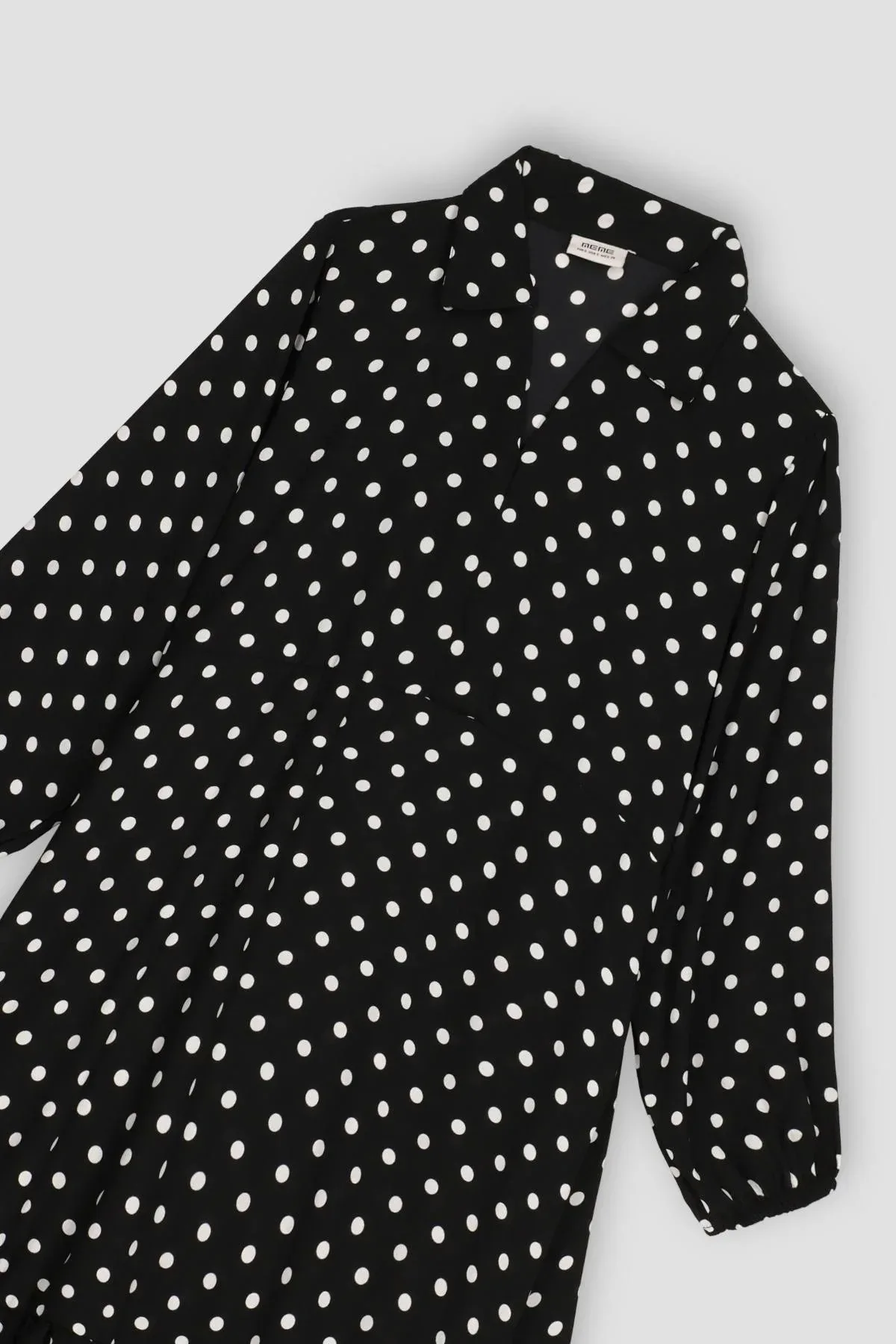 POLKA DOT LONG DRESS FOR WOMEN - POLKA DOT - Image 3