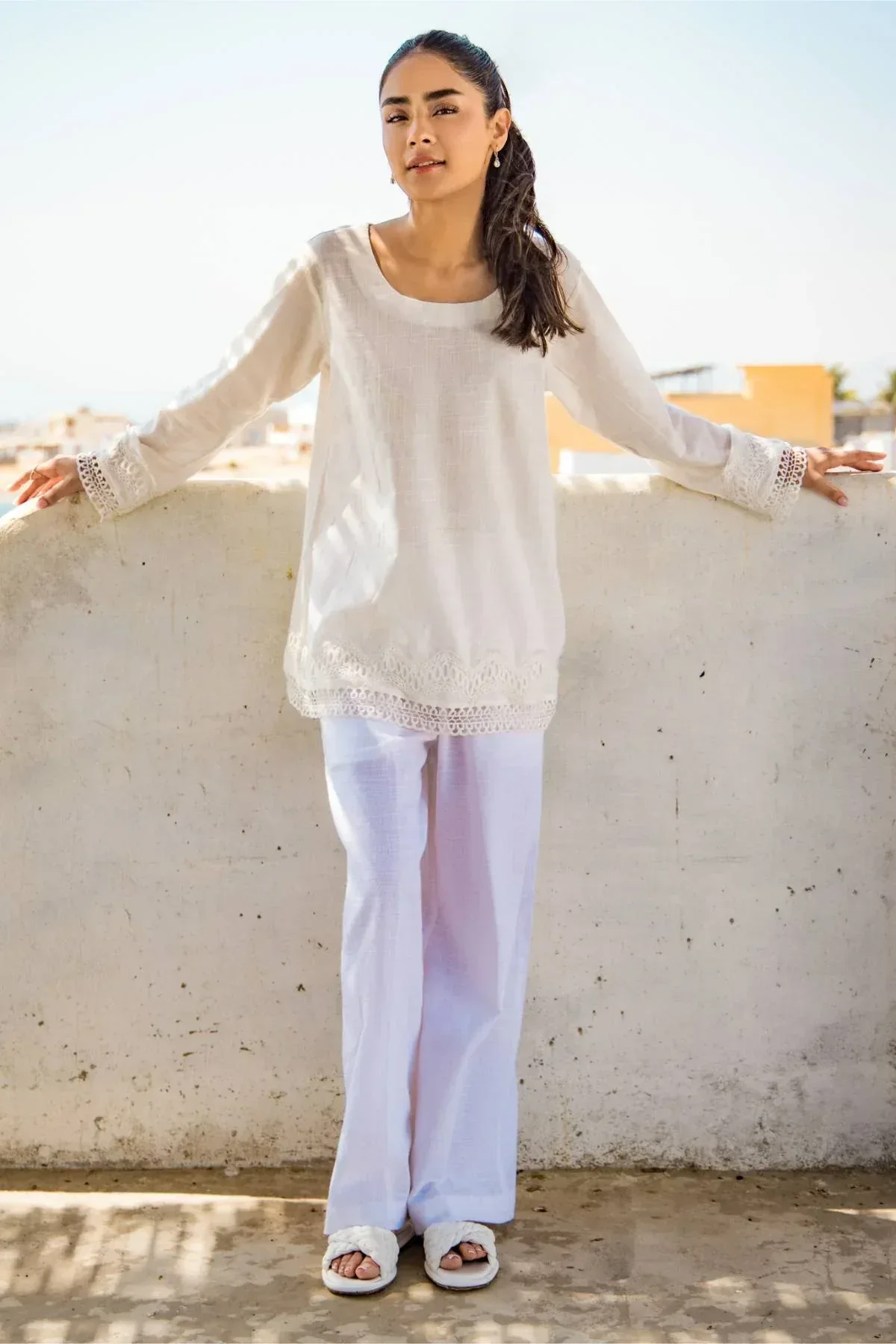 WIDE LEG TROUSER FOR WOMEN - Image 3