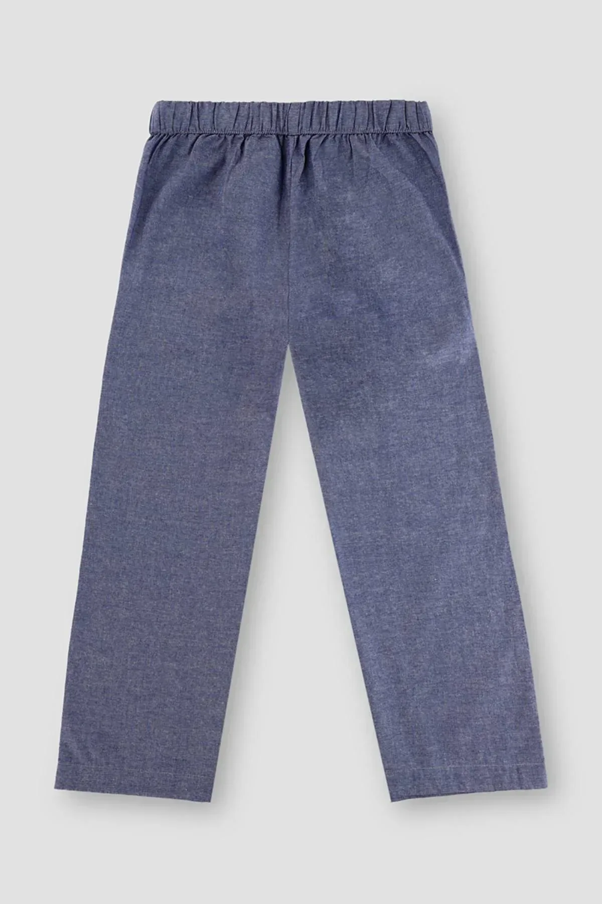 WIDE LEG TROUSER FOR WOMEN - CHAMBRAY - Image 2
