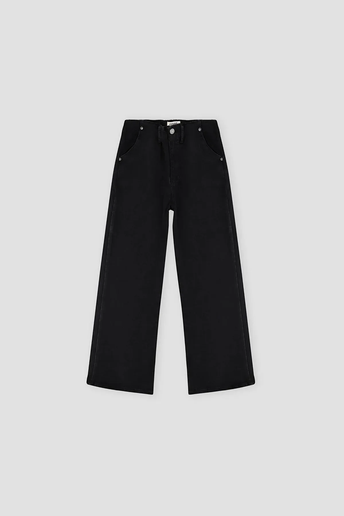 WIDE LEG JEANS FOR WOMEN - BLACK