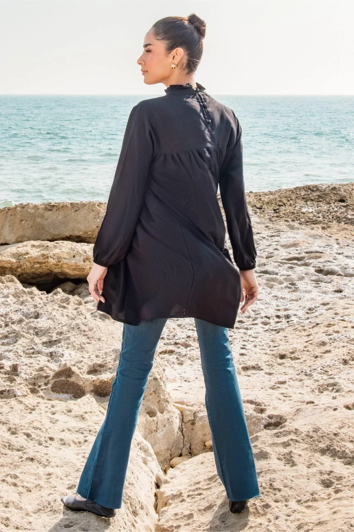 SOLID T-SHIRT FOR WOMEN - Image 2