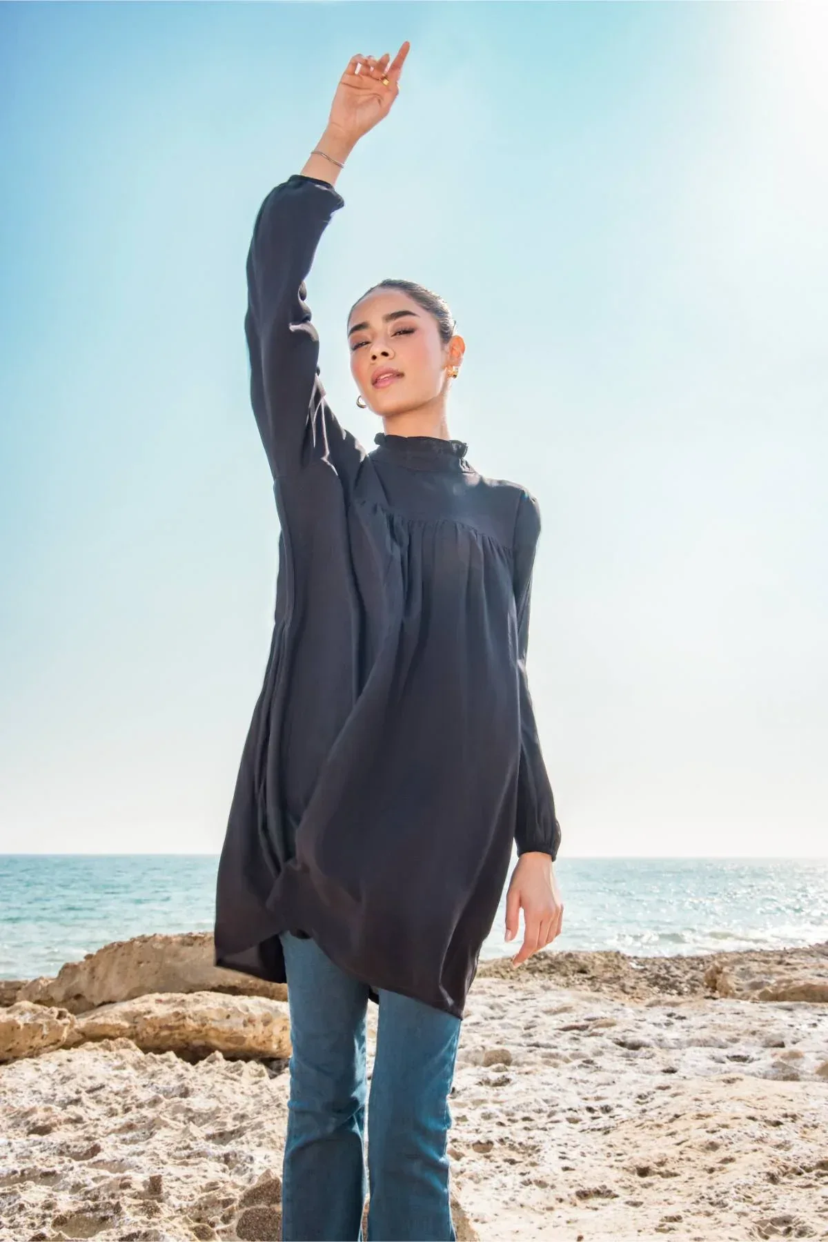 SOLID T-SHIRT FOR WOMEN - Image 3