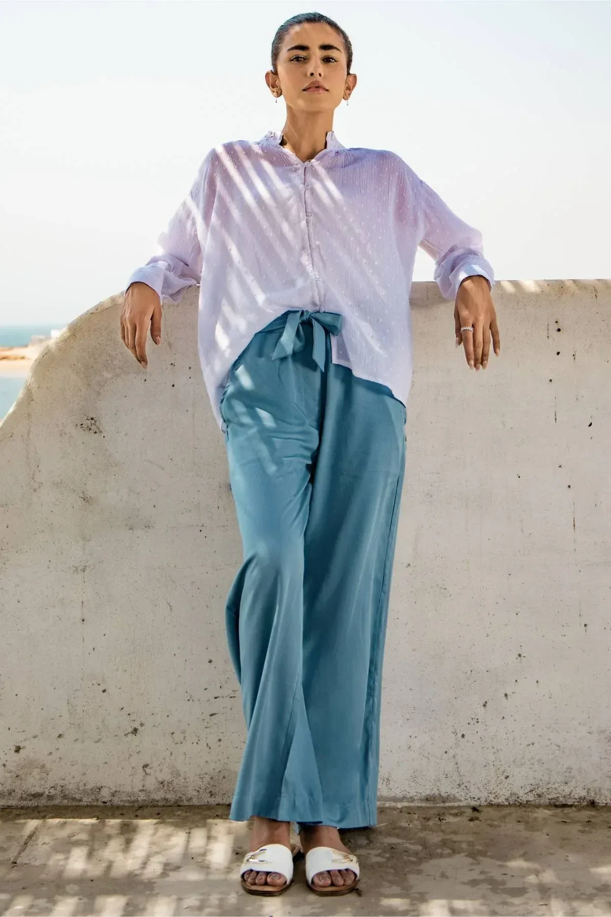 SOLID SHIRT FOR WOMEN