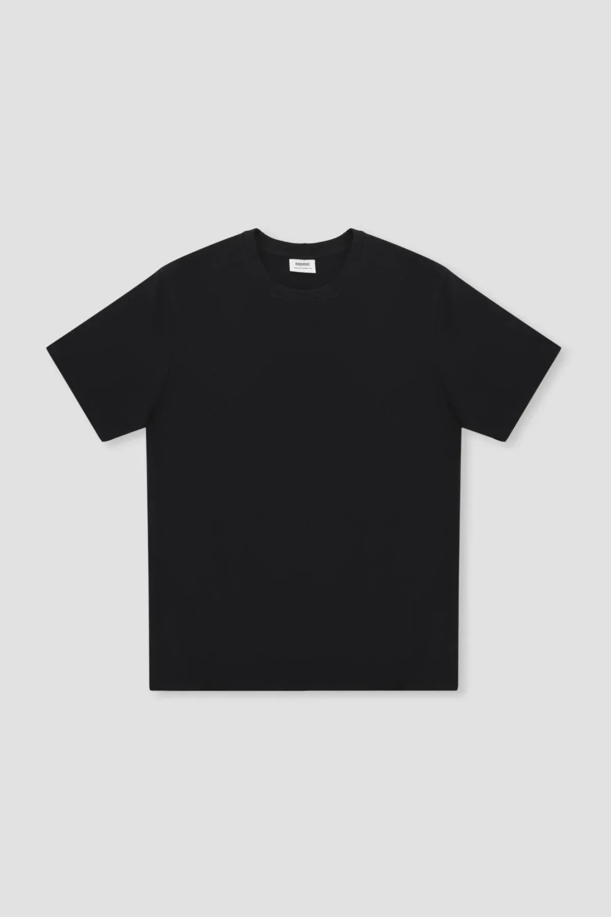 CREW NECK SOLID T-SHIRT FOR MEN - BLACK