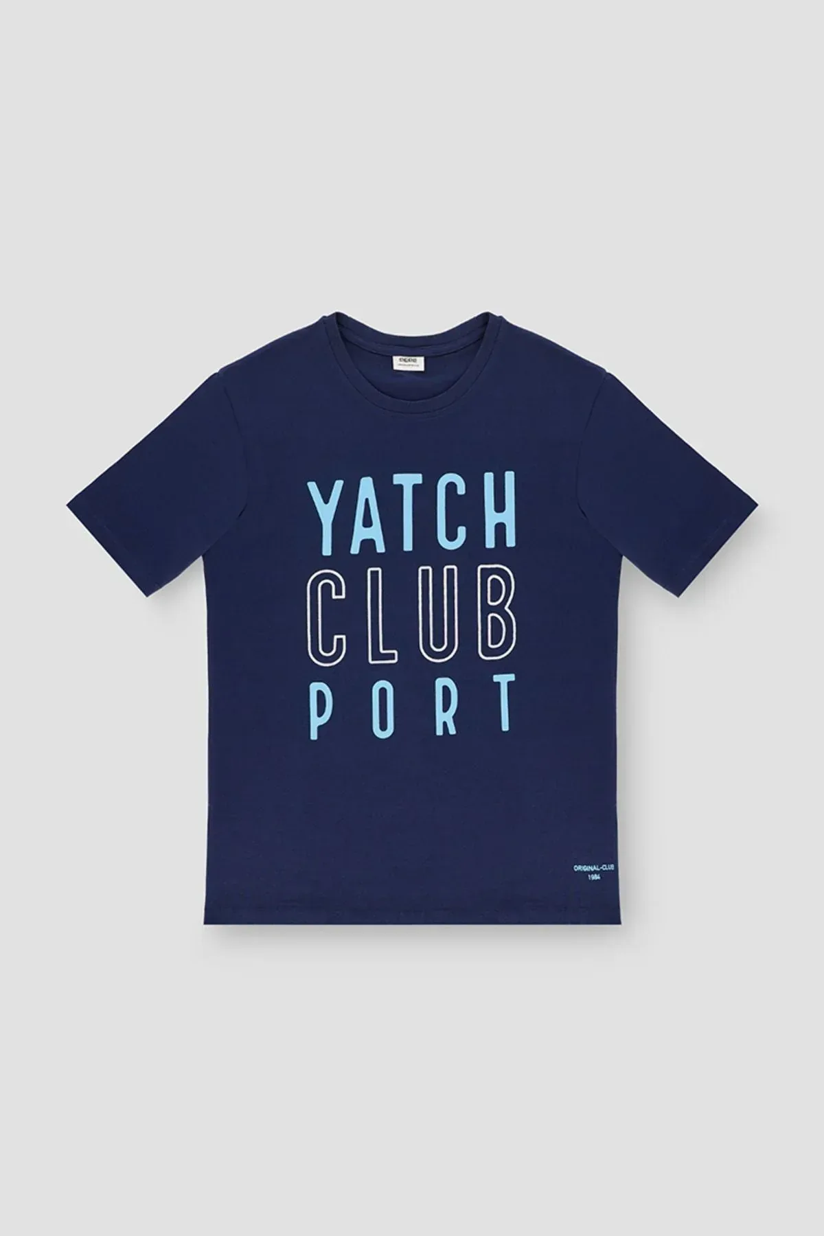 PRINTED T-SHIRT FOR MEN - INSIGNIA BLUE