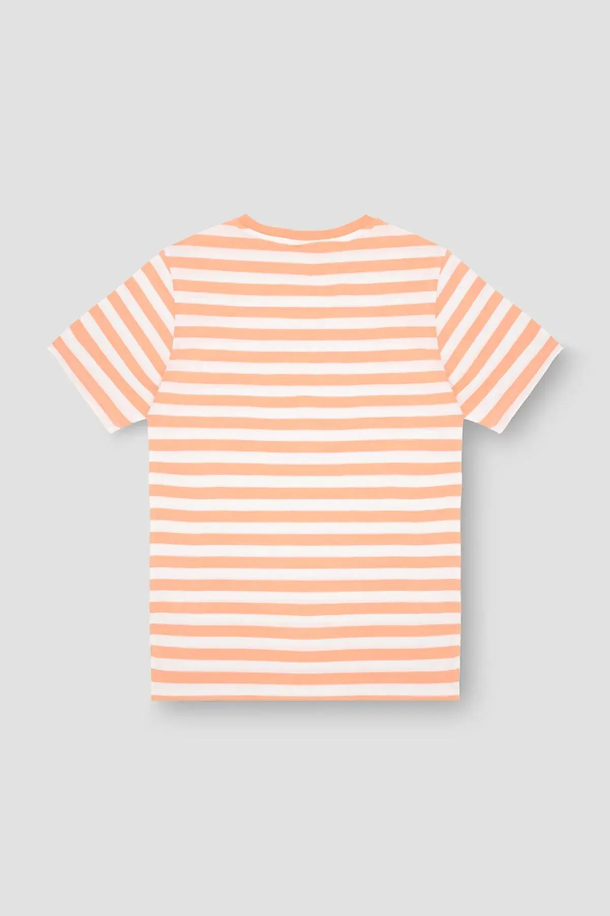 STRIPE T-SHIRT FOR MEN - SALMON - Image 3