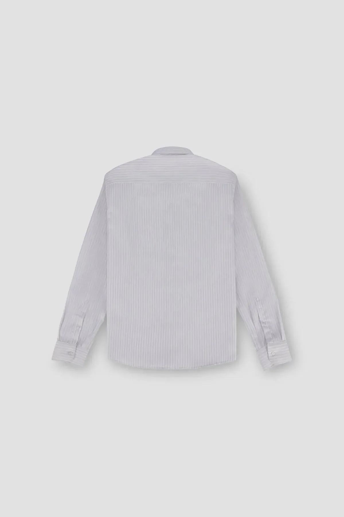 STRIPE SHIRT FOR MEN - GREY - Image 4
