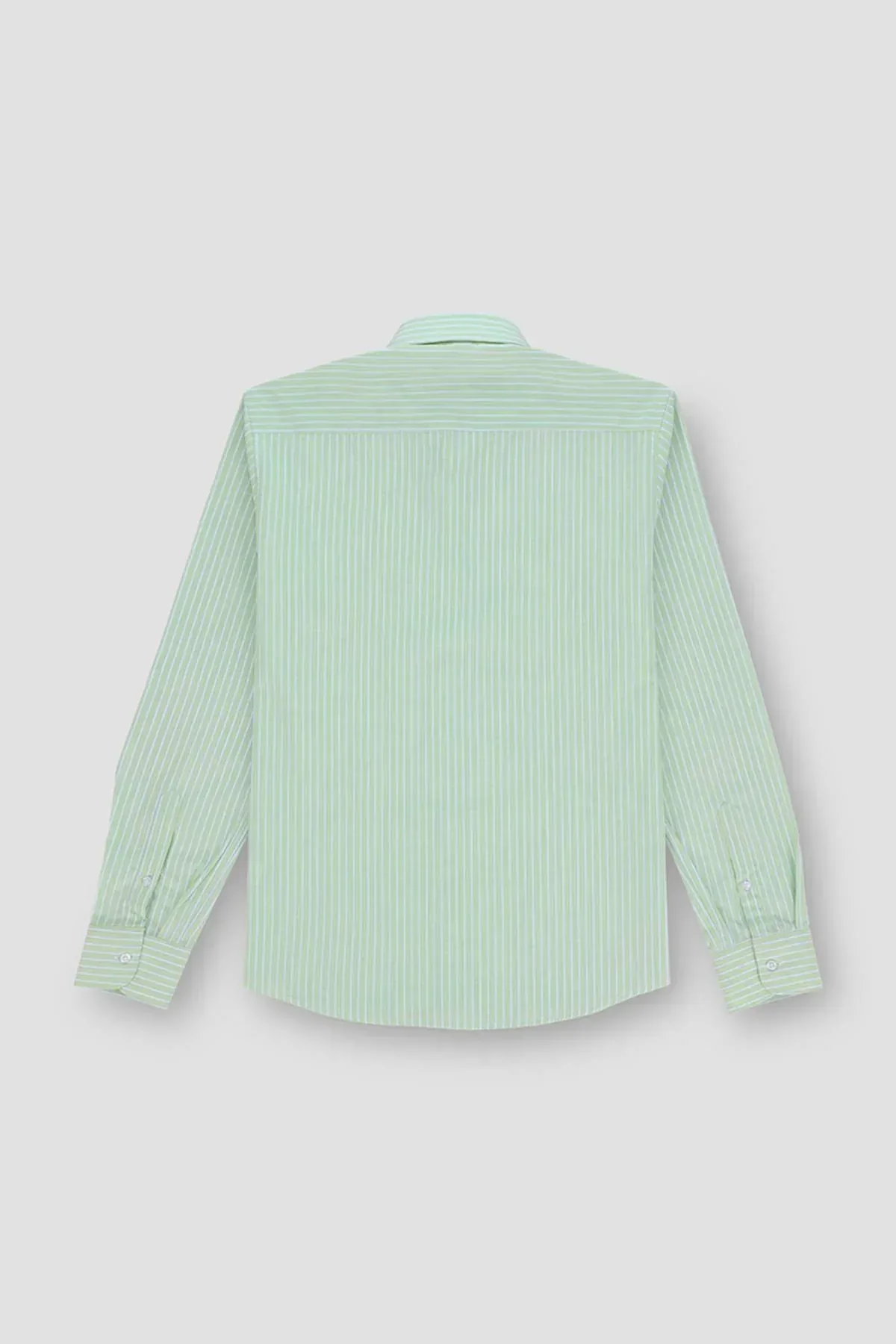 STRIPE SHIRT FOR MEN - GREEN - Image 3