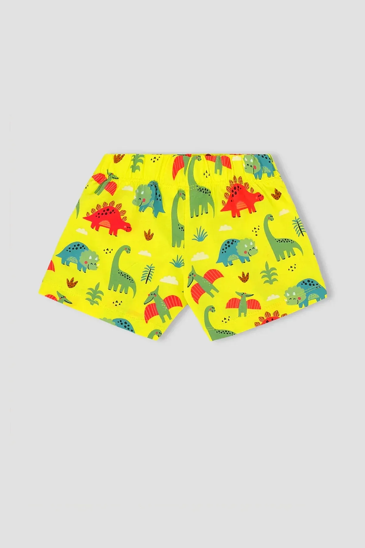 SHORT AND T-SHIRT SUIT FOR BABY BOYS - LIME - Image 5