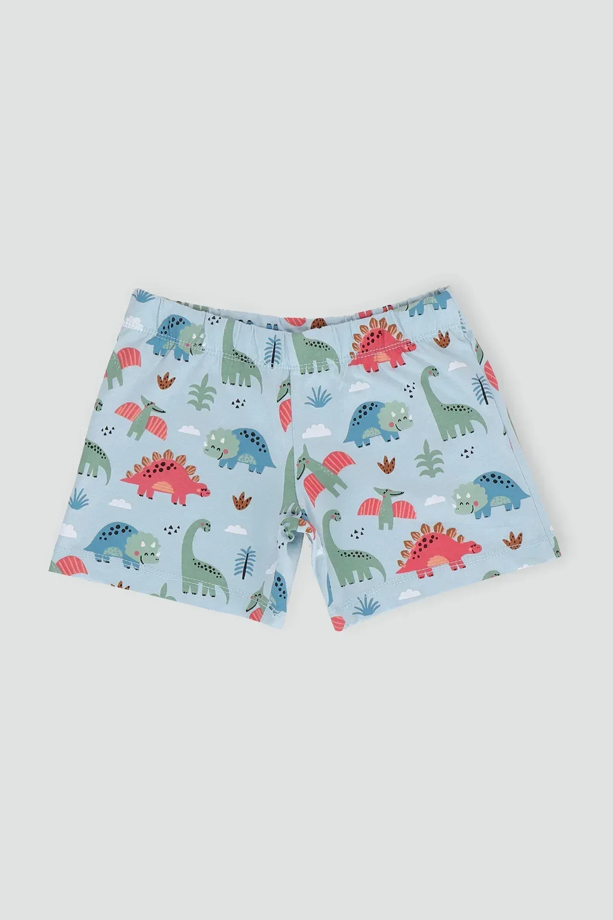 SHORT AND SHIRT SUIT FOR BABY BOYS - SKY BLUE - Image 3