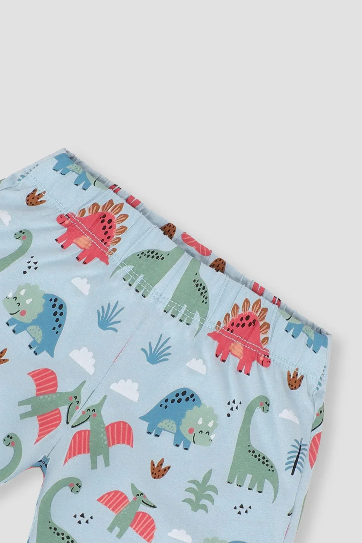SHORT AND SHIRT SUIT FOR BABY BOYS - SKY BLUE - Image 5