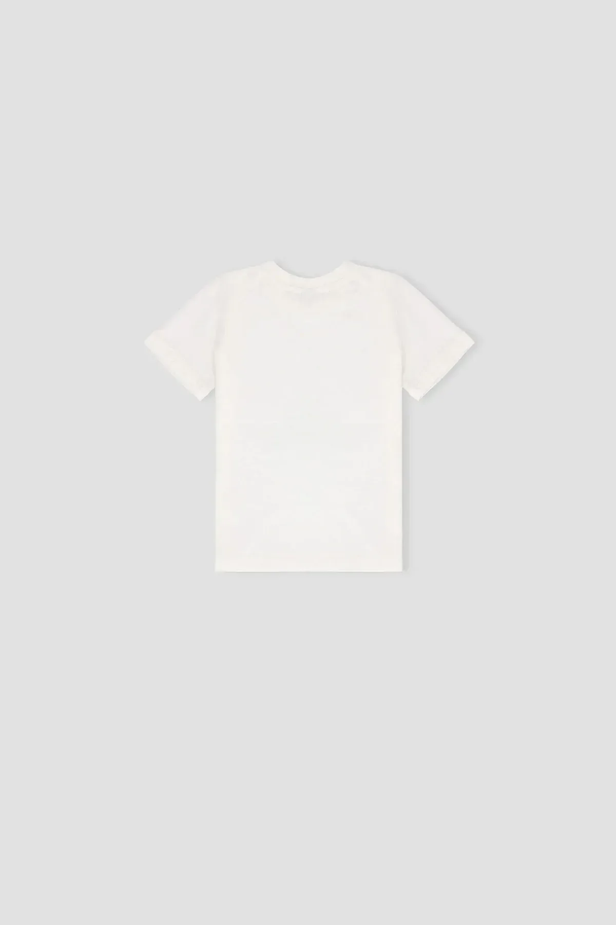 GRAPHIC T-SHIRT & SHORT SUIT FOR BABY BOYS - WHITE - Image 4