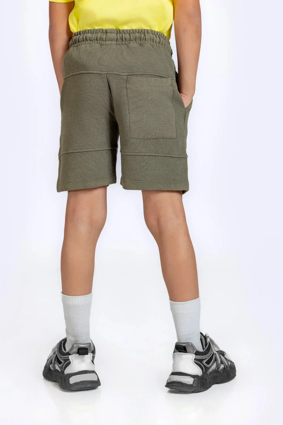SHORT FOR BOYS - KHAKI - Image 3
