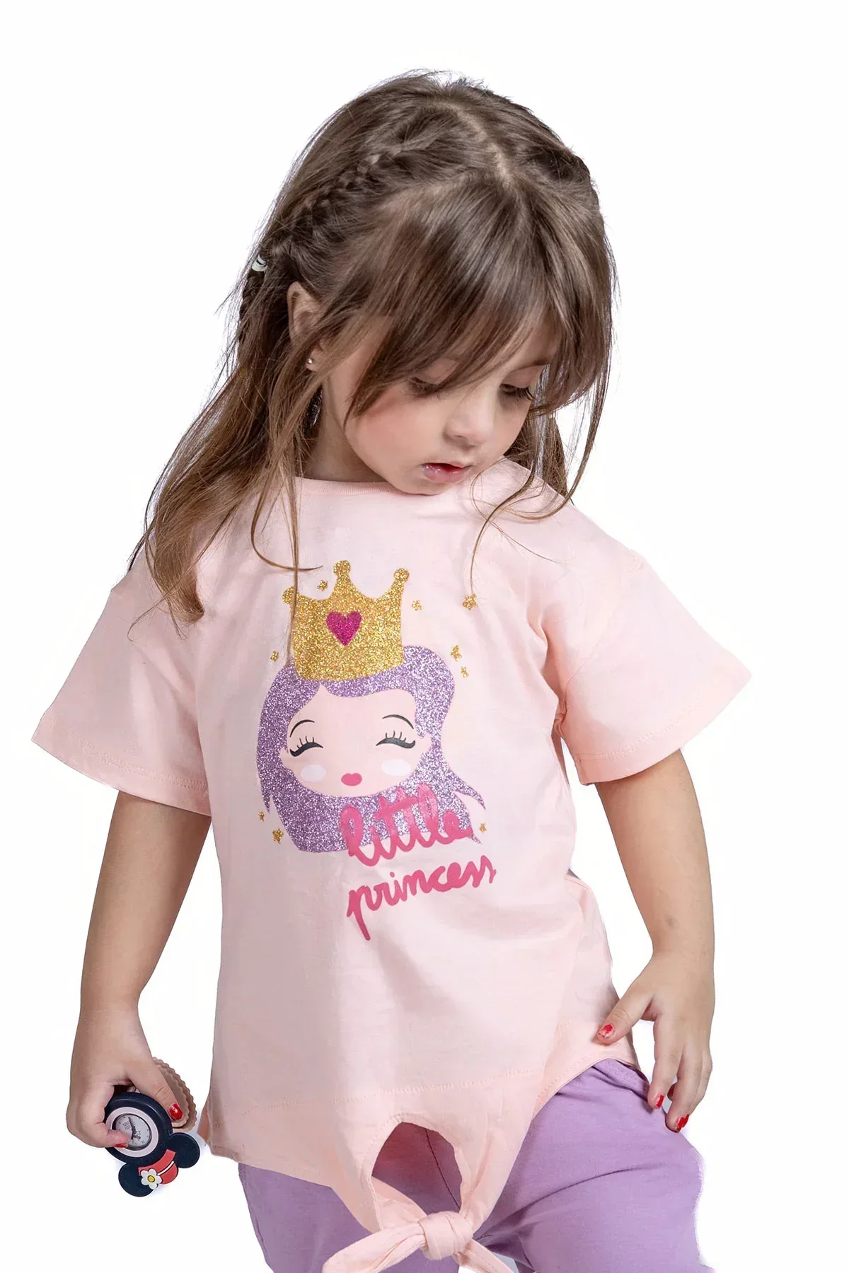 GRAPHIC T-SHIRT FOR BABY GIRLS - PINK - Image 2